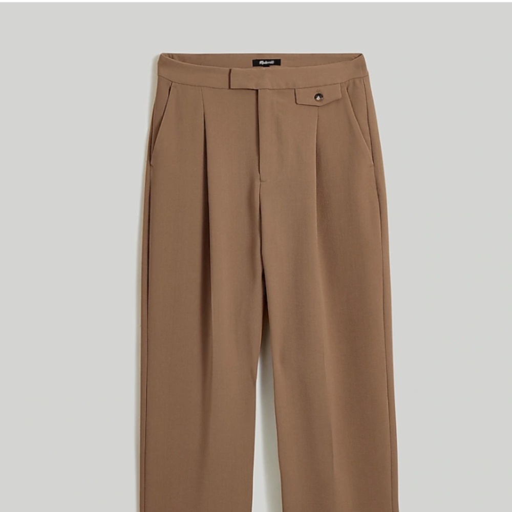 Madewell The Rosedale High-Rise Straight Pant in Crepe Size 4